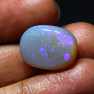 Opale naturelle australienne de 13 carats, opale de Coober Pedy, pierre précieuse en vrac, opale à feu bleu, faite à la main pour la fabrication de bijoux - Product Image 4