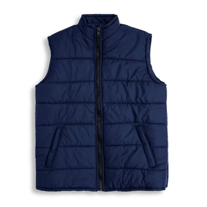 Chaleco Acolchado de Invierno para Hombre de Alta Calidad, Transpirable, Sin Mangas, Casual, con Cierre, Relleno de Algodón - Product Image 1