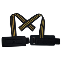 Sangles de poignet et de cheville personnalisées avec anneaux en D, robustes, à adhérence améliorée, légères, unisexes, pour la salle de sport professionnelle