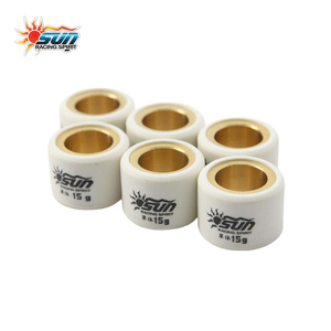 SUN RACING SKYDRIVE125 15G Ensemble de rouleaux de poulie WRL2015-15 20x15mm Pièces CVT de haute qualité Fabriqué à Taïwan - Product Image 3