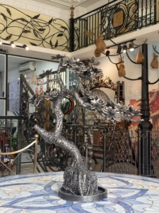 Escultura de Bonsái de Hierro Khang Hung Phat, Soldadura con Impresión Digital, Forma Irregular, Decoración Artística para el Hogar - Product Image 2