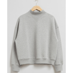 Custom Women Sweatshirt Mock Neck Fleece Pullover Supplier - Product Image 6