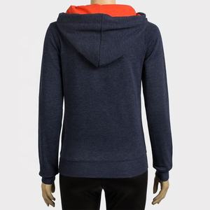 OEM Wholesale Fall Winter Hoodies For <b>Women</b> 100% Cotton Fleece Color Block <b>Long</b> Sleeve Pullover Hoodie Unisex <b>Women</b> Casual Wears - Product Image 6