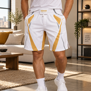 Shorts de boxe ultra doux au toucher, coupe classique, taille élastique, légers, meilleur produit, gants de boxe - Product Image 5