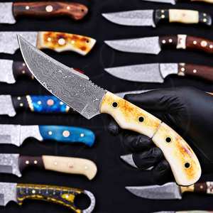 Lot de couteaux de chasse Damas mixtes avec étui – Livraison immédiate, stock disponible, vente en gros uniquement, option de sélection et d'assemblage de couteaux - Product Image 5