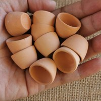 Pot de fleurs en terre cuite écologique, biodégradable, léger, durable, pour l'intérieur/l'extérieur, fait main, vintage, pour la maison et le jardin