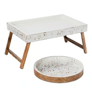 Mother of Pearl Handmade Chocolate <b>Platter</b> Tray Excellent Quality Polished Classic Design Stocked Irregular Shape All Occasions - Product Image 1