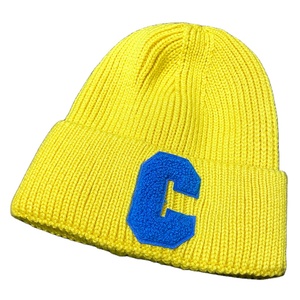 Wholesale Customise High Quality Low MOQ Personalized logo Embroidery Patches Winter Hats Beanie - Product Image 3