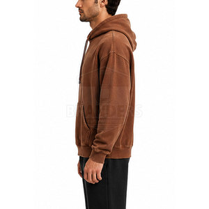 Heavyweight Acid Wash Hoodies For <b>Men</b> Relaxed Pullover Fit Soft Cotton Fleece <b>Long</b> <b>Sleeve</b> Streetwear <b>Tops</b> Wholesale Supply - Product Image 5