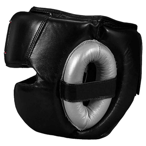 Protège-tête d'entraînement MMA Premium avec visière transparente, protection rembourrée réglable, respirant, léger, pour boxe et kickboxing, OEM ODM personnalisé - Product Image 6