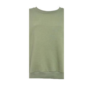 Sweat-shirt d'hiver pour femme en molleton 340g, col rond oversize, broderie sur le devant, respirant, coupe-vent, polyester/coton écologique - Product Image 3