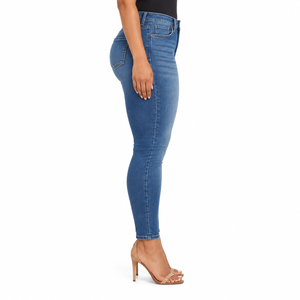 Jeans de Cintura Alta para Mujer, Pantalones Ajustados de Mezclilla Elástica, Corte Casual, Tallas XS-XXL - Product Image 3