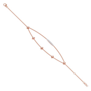 Open Cuff Leaf Motif Diamond <b>Bangle</b> <b>Bracelet</b> - Product Image 3