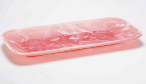 Plateau rectangulaire en résine blanche de 5 pouces, design moderne, passe au lave-vaisselle et respectueux de l'environnement, pour la restauration - Product Image 2