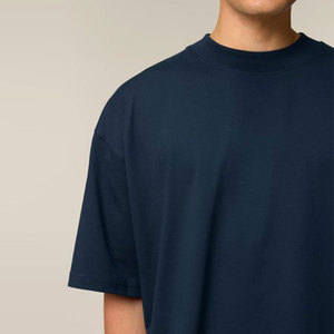 เสื้อยืดโอเวอร์ไซส์ผู้ชายสไตล์มินิมอลเรียบง่าย สีพื้น ขายส่งจำนวนมาก เหมาะสำหรับใส่ทุกวัน - Product Image 6