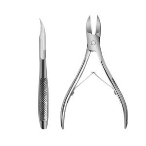 Coupe-ongles en acier inoxydable avec lame courbée et mâchoire biseautée pour couper les peaux mortes, usage adulte - Product Image 6