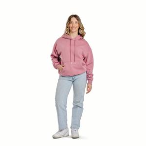 Wholesale Custom Design Dusty <b>Pink</b> <b>Hoodie</b> Supplier OEM ODM Factory Cotton Polyester Fleece Unisex Streetwear Export Quality - Product Image 1