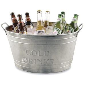Seau à glace de luxe vintage en acier inoxydable, grand modèle pour deux bouteilles, refroidisseur à vin et champagne, vente en gros, fournitures pour la maison, l'hôtel et les bars - Product Image 2