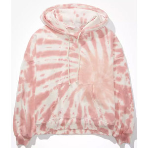 Sweat à capuche décontracté pour femme, coupe oversize, design streetwear tendance avec effet tie-dye, service OEM pour acheteurs en gros 2026 - Product Image 4