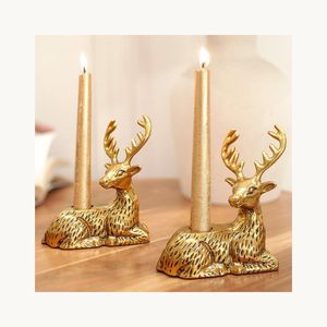 Metal Candle Stand Set Three Glass Holders Heat Resistant <b>Silver</b> Finish Home Decorative <b>Lantern</b> for Tabletop Display Wedding - Product Image 3