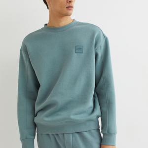 Sudadera con Capucha para Hombre, Lisa, con Logotipo Personalizado, Mangas con Rayas, Sudadera con Capucha Extra Grande, Sudadera con Capucha para Hombre - Product Image 3
