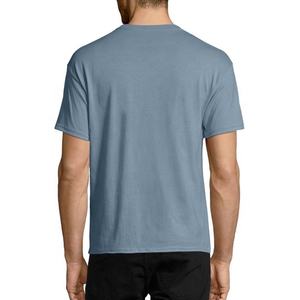 T-shirt d'été respirant et écologique en gros pour hommes, en coton doux, personnalisable, service OEM, manches longues, pas cher - Product Image 6