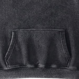 Sudadera con Capucha Extra Grande para Mujer, Negra, con Logotipo Personalizado de Alta Calidad, Color Sólido, Tejido de Algodón, Manga Larga, Transpirable, Estilo Urbano - Product Image 4