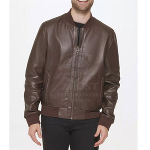 Chaqueta de Cuero para Hombre Otoño Invierno, Chaqueta de Cuero para Hombre de la Mejor Calidad, Chaquetas de Cuero Genuino para Hombre de la Mejor Calidad - Product Image 6