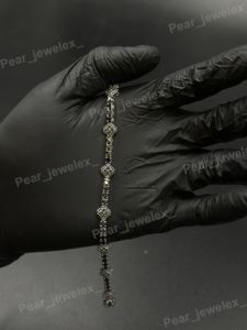 Iced Out VVS Moissanite Diamond <b>Bracelet</b> Iced Out Luxury 925 Silver Hip Hop Wrist <b>Bracelet</b> For Party Wear - Product Image 3