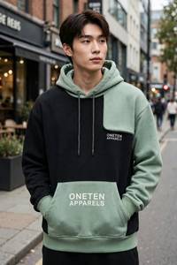 เสื้อยืดคอกลมแขนสั้นทรงปกติ ผ้าฝ้าย 100% สำหรับผู้ชาย ONETEN APPARELS รุ่น MN-TS-SS26-002-C ผ้าถักแบบไม่ทอ ระบายอากาศได้ดี - Product Image 5
