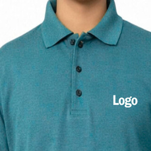 เสื้อเชิ้ตแขนยาวผู้ชาย ผ้าฝ้าย 100% ระบายอากาศได้ดี สไตล์ลำลอง พิมพ์ลายโลโก้ด้านหน้าด้วยเทคนิคฮีททรานเฟอร์ - Product Image 2