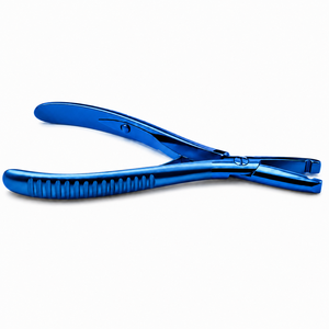 Pinzas de Acero Inoxidable Azules para Extensiones de Cabello, Herramienta de Instalación y Remoción de MANAN INSTRUMENTS - Product Image 1