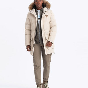 Parka de manga larga para hombre de alta calidad, diseñada para viajes y deportes al aire libre, con tela suave y disponible en suministro al por mayor. - Product Image 3