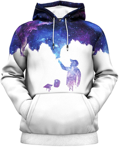 Sudaderas con capucha y bolsillos frontales para invierno, servicio OEM, diseño personalizado, impresión 3D, sudaderas con capucha para hombre con tela de algodón y forro polar. - Product Image 6