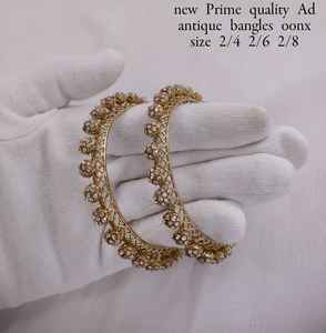 Ensemble de bracelets plaqués or de luxe, pour femmes, pour mariage indien, occasions de fête, cadeau de haute qualité et occasions d'anniversaire - Product Image 1