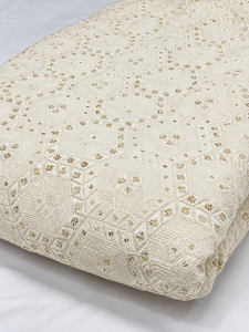 Premium Sequence Embroidery Fabric For Women Fashion Wear Designer <b>Garments</b> Party Wear Dresses Kaftan Abaya Bridal Wear - Product Image 2