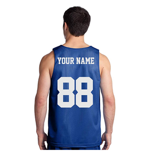 Maillot de basket-ball de couleur unie abordable: tissu en polyester de qualité supérieure pour vêtements de sport, gilets de sport et débardeurs de course - Product Image 5