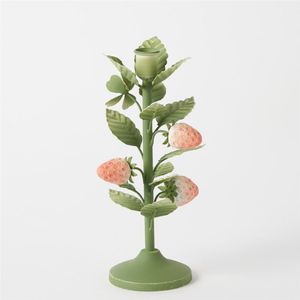 Gold Laurel Wreath Candle Holder Metal Taper Candelabra Table Centerpiece Christmas Wedding Party Luxury Home Decor <b>Candlestick</b> - Product Image 3