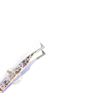 Custom Logo High Quality Stainless Steel Eyelash Tweezers with Fully Customized Printing Solid Color Options-Beauty <b>Tools</b> - Product Image 3