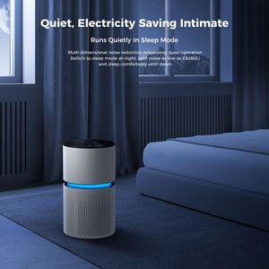 Purificatore d'aria per ambienti di grandi dimensioni per la casa, 1095 piedi quadrati Con filtrazione impressionante e rimozione di polvere/peli di animali domestici - Per desktop e presa americana - Product Image 5
