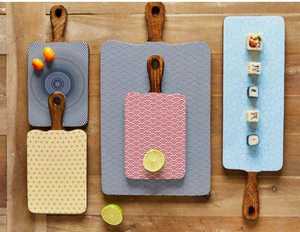 Tablas de Cortar de Madera Natural con Diseño Esmaltado, Utensilios de Cocina, Vajilla, Tablas para Cortar Verduras y Frutas, Tablas para Charcutería - Product Image 3