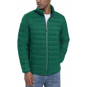 OEM Mens Winter <b>Jacket</b> Lightweight Insulated Puffer Water Repellent Nylon Windbreaker Shell Full Zip Elasticized Cuffs Warmth - Product Image 1
