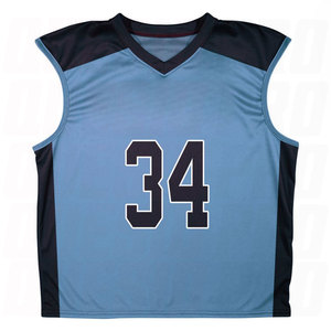 Maillot de lacrosse pour adulte en polyester respirant à séchage rapide, imprimé numériquement sur mesure, vêtement de sport léger pour le hockey sur gazon - Product Image 2