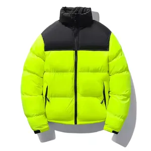 Nouvelle arrivée 2026 – Veste d'hiver imperméable et coupe-vent pour femme, à capuche, coupe ajustée, courte, décontractée, en polyester vert, rembourrée de coton - Product Image 1