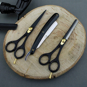 Ciseaux de coiffure professionnels de haute qualité, grade A+, acier inoxydable à haute teneur en carbone, logo personnalisé - Product Image 4