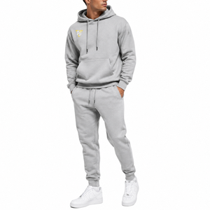 Ensemble de survêtement d'hiver pour homme, respirant et léger, grande taille, vêtements de sport décontractés, survêtement avec logo personnalisé - Product Image 1