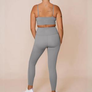 Shorts de sport respirants taille haute croisée pour femme, haute qualité, pour Pilates, gym, fitness, yoga, ensemble uni 2026 - Product Image 6