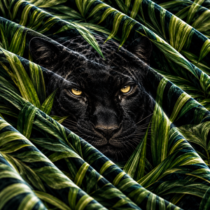 Funda de cojín de terciopelo con estampado de hojas de la selva de Pantera Negra, decoración moderna con diseño de animales - Product Image 5