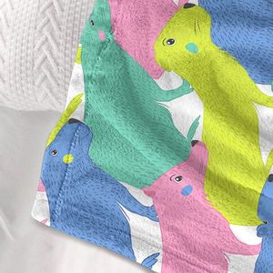 Colorful Capybara Flannel Bed Blanket Super Soft Lightweight Animal Blanket for Bed Sofa or Couch 75* - Product Image 4