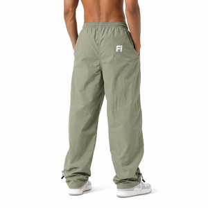 Relaxed Fit Windbreaker men's pants Casual Loose Fit Lightweight Street Fashion Custom Logo OEM Wholesale Supplier USA - Product Image 2